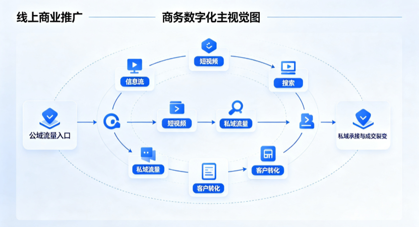 夏河县线上商业推广怎么做？全域流量闭环搭建与低成本转化实战指南